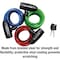 Master Lock 5/16 in. D X 72 in. L Vinyl Coated Steel Locking Cable 8127TRI - alternate 4